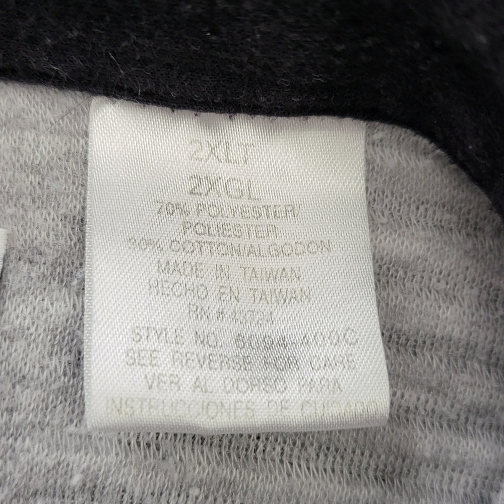 LD-Sport International Mens‎ 2XLT Textured Ribbed Long Sleeve Polo Sweatshirt - Picture 7 of 9